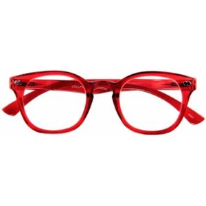 Ovale Leesbril - Transparant - Felle Kleuren - Veerscharnieren