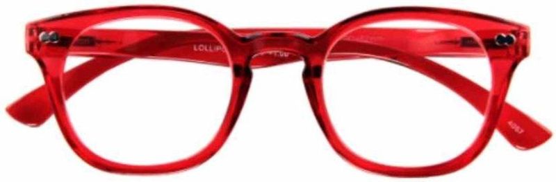 Ovale Leesbril - Transparant - Felle Kleuren - Veerscharnieren