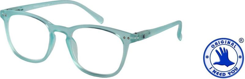 I Need You - IJsblauw - Leesbril - Kunststof - Unisex