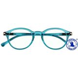 I Need You TROPIC, G26200, turquoise, kunststof bril met veertechniek, turquoise, 2 dioptrieën
