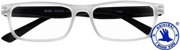 I Need You - Alex - Leesbril - Zwart - Kunststof