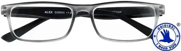 I Need You - Alex - Leesbril - Antraciet-Zwart - +2.50 dpt