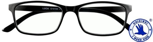 I Need You - Luca - Leesbril - Zwart - Veerscharnieren