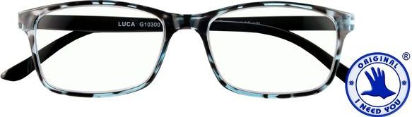 I Need You - Luca - Leesbril - Blauw - Veerscharnieren