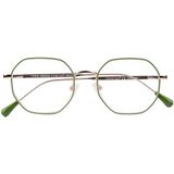 Yoko - I Need You - Leesbril - Groen-Goud - +2.50 dpt, Veerscharnieren, Glasbreedte 50mm