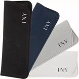 I Need You - Robin - Leesbril - Glanzend Zwart met Grijze Print - Gerecycled Kunststof