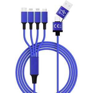 Smrter USB-laadkabel USB-A stekker, USB-C stekker, Apple Lightning stekker, Apple Lightning stekker, USB-micro-B stekke