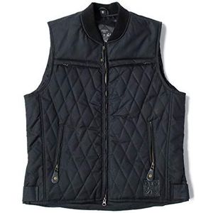 John Doe Lowrider Wax Weste schwarz 5XL - Motorradbekleidung - Motorradjacken - Motorrad Westen