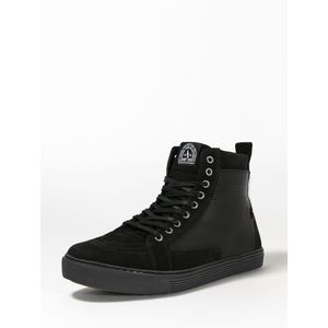 John Doe - Neo Motorschoenen - Zwart - Leer/Suède/Canvas