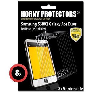 HORNY PROTECTORS 8694 Crystal Clear Screen Protector voor Samsung S6802 Galaxy Ace Duos