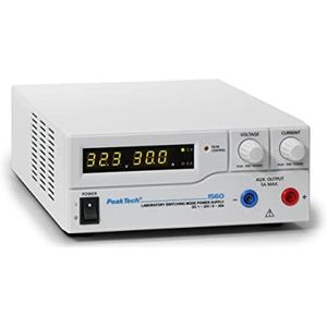 PeakTech 1560 – Laboratoriumgenerator DC 1-32 V/0-30 A met 3-cijferige led-display, voedingen, 3 voorinstellingen, bescherming tegen overbelasting – 200 ~ 240 V AC