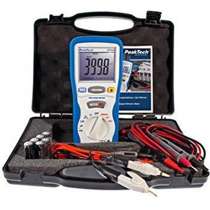 Peaktech 2705 - milliohmmeter - digitaal - 400 mohm/4/40Ohm - 4000 counts