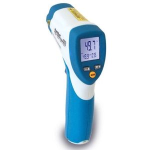 infrarood thermometer, dubbele pointer, laser 50 + 650 °C