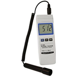 PeakTech 5125 - Conductivity Tester with 21.5 mm LCD Display, from 0 to 2000 µS, Water Systems, Water Conductivity, Water Filter, Tester for Aquarium, Swimming Pool etc. - 270g