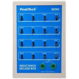 PeakTech Inductor decennium met schuifschakelaar - Hoge precisie voor productietests, educatieve hulpmiddelen, onderzoek en ontwikkeling