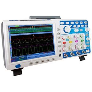 PeakTech 1 stuk P 1295 4-kanaals 100 MHz digitaal touchscreen oscilloscoop met LAN, USB en VGA