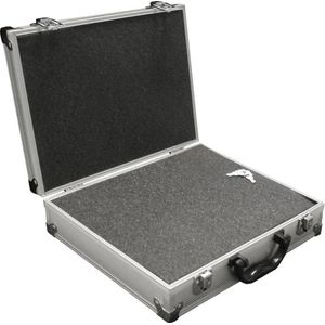 PeakTech 7255 - Universele koffer voor meetinstrumenten, robuuste draagkoffer, gereedschapsopslag, blokschuimplaten, schuimbekleding, afsluitbaar, stofbescherming, M - 295 x 195 x 70 mm P 7255