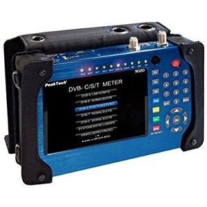 Peaktech 9020 - DVB-C/S2/T2 meter - met 5 inch display - H.264 codec