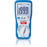 PeakTech 2715 – digitale PSC lussentester met LCD-scherm, looptester, testapparaat voor impedantie-metingen, kortsluitstroommeter, stroomcircuitzekering, geïsoleerde behuizing - CAT III 600 V