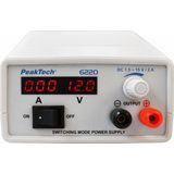 PeakTech - 6220 - DC-Schakelvoeding - Compact - 2 A - 4 mm Klemmen