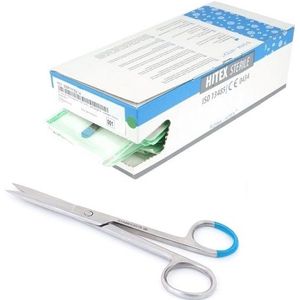 Chirurgische schaar spits/spits 14,5cm recht disposable sterie