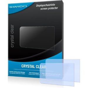 2 x SWIDO Crystal Clear displaybeschermfolie voor Philips GoGear SA3MUS08S02 Muse 8GB - PREMIUM KWALITEIT (kristalhelder / hard gecoat, luchtbelvrije installatie, 2 x