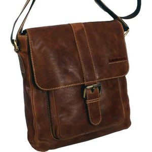 Landleder medium size Schoudertas