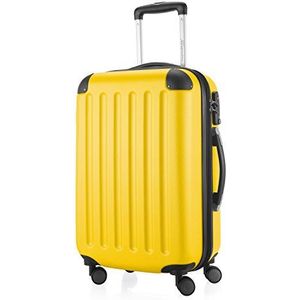 HAUPTSTADTKOFFER - SPREE - Koffer handbagage hard case trolley uitbreidbaar, TSA, 4 wielen, 55 cm, 42 liter, geel
