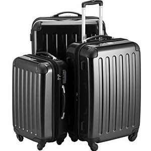 Hauptstadtkoffer - Alex - handbagage harde schalen, zwart, kofferset, kofferset
