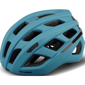 CUBE Fietshelm Road Race - Racefietshelm - 24 Ventilatiegaten - Verstelbaar - Reflecterend - 58-62 cm - L - Blauw