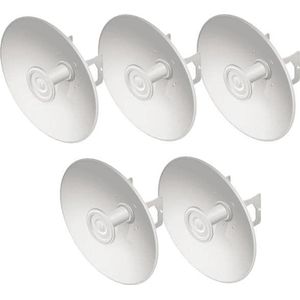Ubiquiti U-OMT-DISH-5 - 27 dBi Hi-Gain paraboolantenne voor PrismStation/IsoStation/LTU, 5-delig., Netwerkantenne