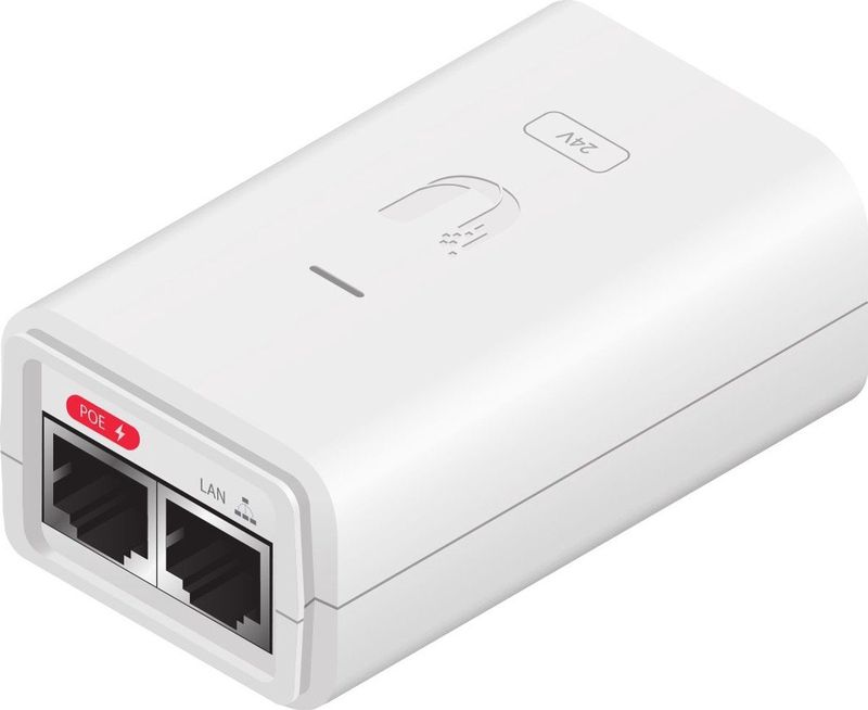 Ubiquiti - PoE-injector - 24VDC - 0,3A - Netwerkapparatuur - 7 Watt