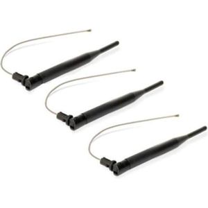 Varia Alles-in-één WLAN clipantennes (3x set), 5 dBi (WiFi), Netwerkantenne