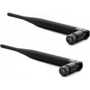 Varia Professionele hogesnelheids WLAN antenneset, 5 dbi, RP-SMA aansluiting (WiFi), Netwerkantenne