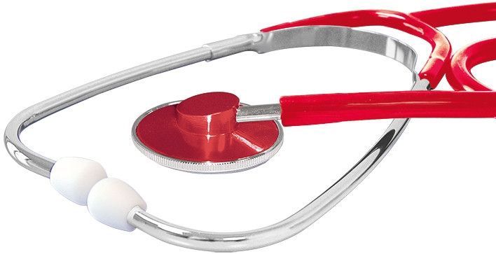 Stethoscoop standaard model Rood