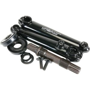 salt rookie loose ball lhd rhd bmx crankset 19 8mm as zwart