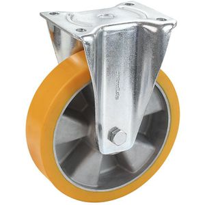 Proroll Polyurethaan band op aluminium velg, wiel-Ø x -breedte = 125 x 40 mm, bokwiel