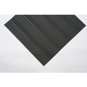 Ergonomischer Läufer, 10 m Rolle, 1000 mm breit, schwarz