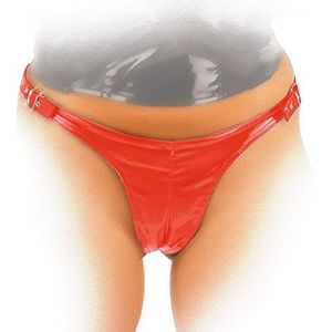 Ledapol 1651 Lak Dessous Lak Slip String, 38 rood