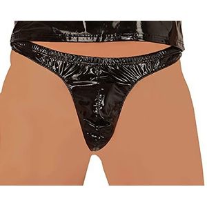 Ledapol 1594 Lak String Tanga sexy lak-dessous, 54 zwart
