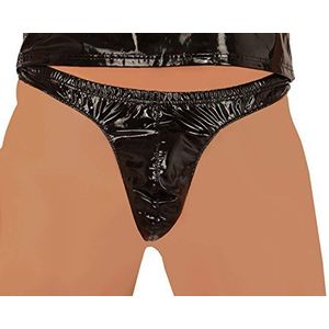 Ledapol 1594 Lak String Tanga sexy lak-dessous, 60 zwart