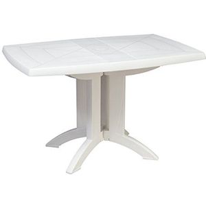 GROSFILLEX 52149004 tafel Vega 118 x 77 cm, wit, 118 x 77 x 72 cm