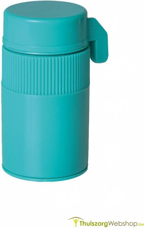 Adhome Pillenvergruizer/ -splijter 7 x 4 cm  met 2 compartimenten - /opbergvakken