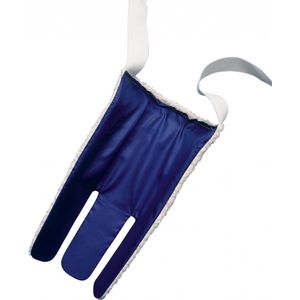 Kousenaantrekker met badstof bekleed