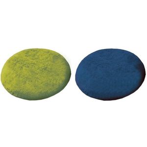 Visco ringkussen inclusief badstoffen hoes: 45 cm diameter - donkerblauw
