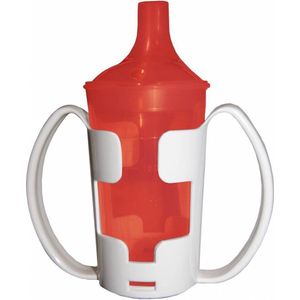 Beker Adhome set : rode-transparante set