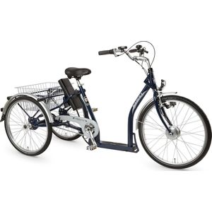 Pfiff Napoli 2 Elektrische Driewieler D 44 Cm 3 Sp Remnaaf Staal Blauw