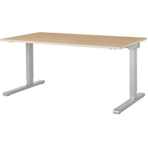 Rechthoekige tafel, C-voet, b x d = 1600 x 800 mm mauser