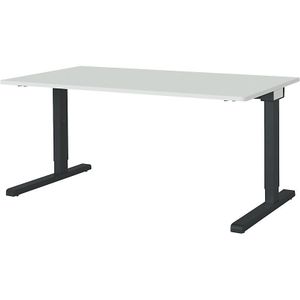 Rechthoekige tafel, C-voet, b x d = 1600 x 800 mm mauser