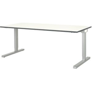 Rechthoekige tafel, C-voet, b x d = 1800 x 800 mm mauser